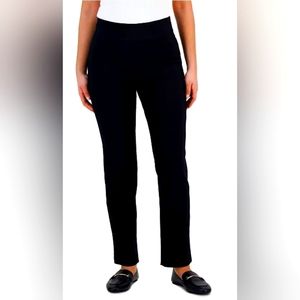 Charter Club Classic Cambridge Slim Leg Pants Size 16W Black